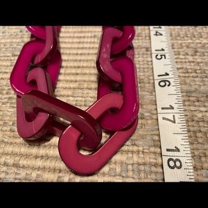 Bold, long chain artisan necklace